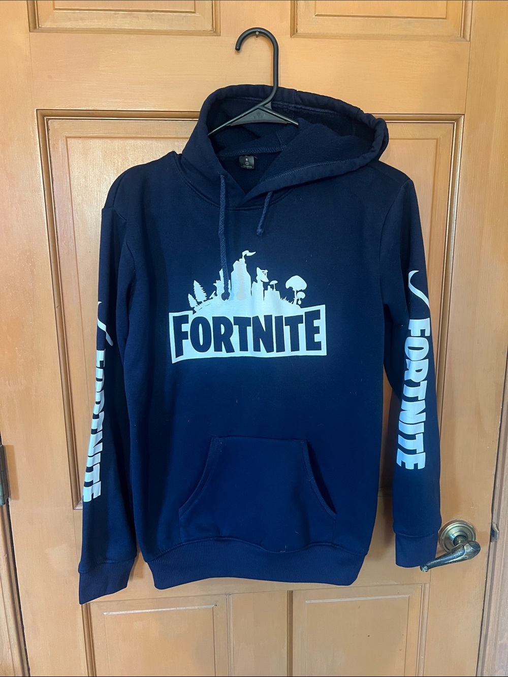 Fortnite Logo Navy Blue Hoodie